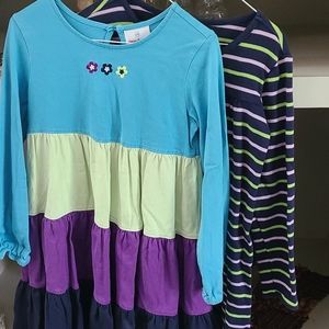 Hanna Andersson lot play day dresses  twirl 120